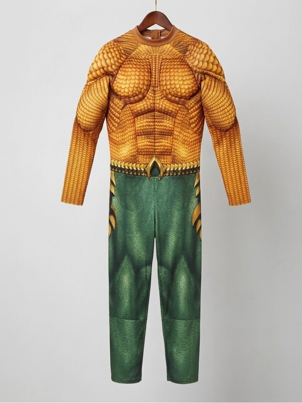 Adult Large muscle-padded Aquaman costume